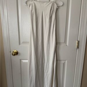 OAK + FORT Midi Satin Dress